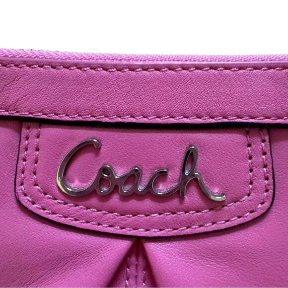 Coach Pink Crossbody Purse Bag Duffle Leather NWT - Picture 5 of 12